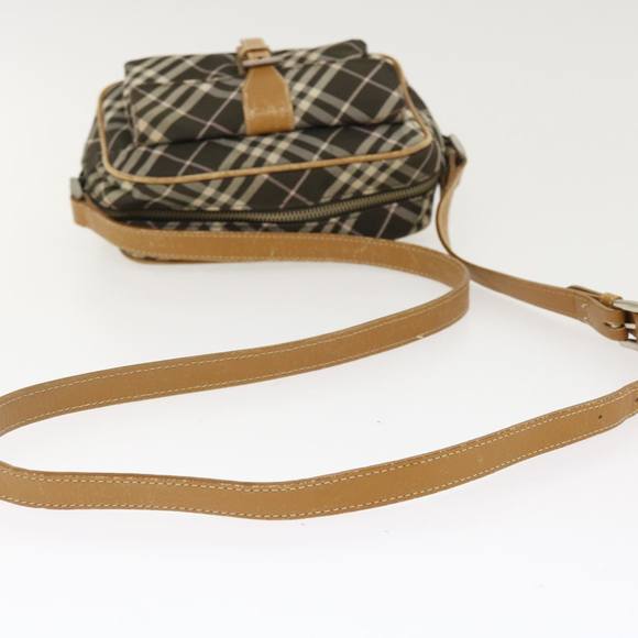 BURBERRY Nova Check Shoulder Bag Nylon Black Auth 39654 - Picture 7 of 16